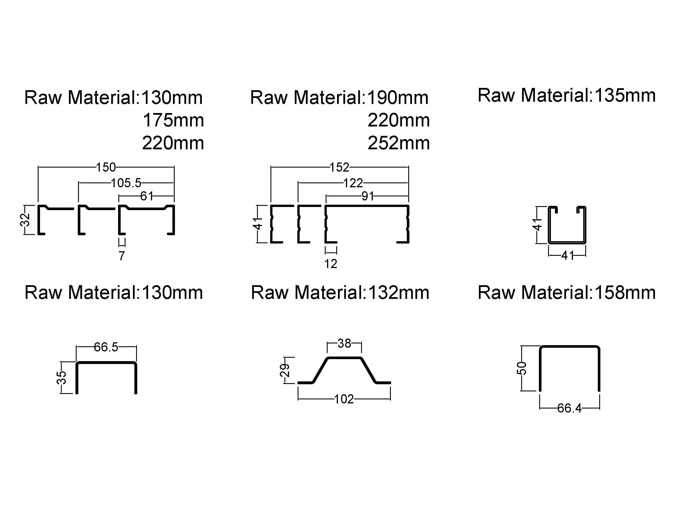 YS-100ST - Stud y armazones para máquina formadora de rollos